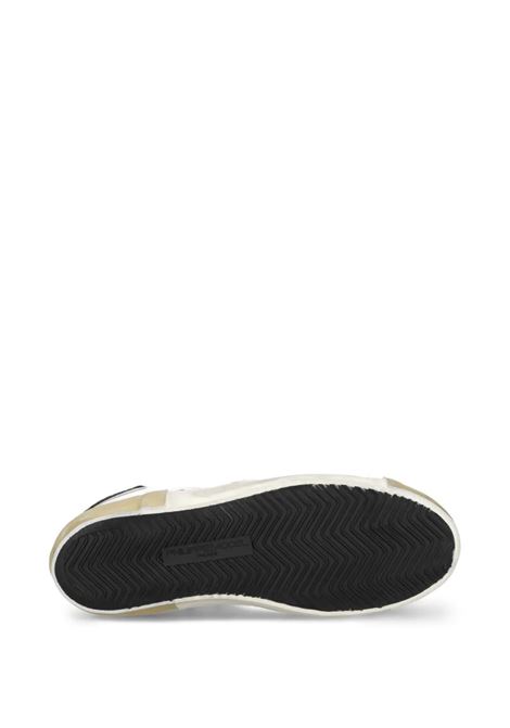 Sneaker Prsx in Bianco, Oro e Marrone PHILIPPE MODEL | PRLDXE07